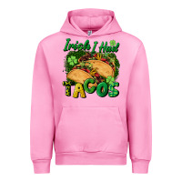 Fuchsia Pink Irish i had tacos Urban Hoodie - CowGirlArtShop