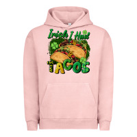 Pigment Salmon Irish i had tacos Urban Hoodie - CowGirlArtShop