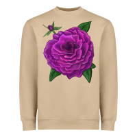 Mushroom Celestial Rose Heavyweight Sweatshirt - LillyAllenDesigns