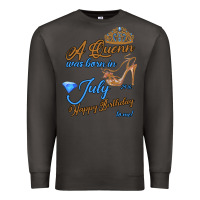 Smoke A Queen Was Born In July 24th Happy Birthday Premium Sweatshirt - Bettercallsaul
