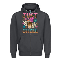 Smoke just chill with coffee bean bbs Zipper Hoodie - BundleAndBundleShop