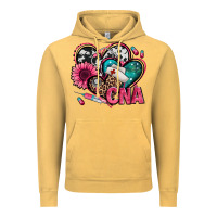 Vintage Mustard certified nursing assistant cna hearts Vintage Hoodie - Jasminsmagicworld