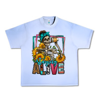 Grape Ice staying alive coffee drinking skeleton Urban Heavy Tee - Jasminsmagicworld