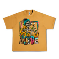 Peanut Butter staying alive coffee drinking skeleton Urban Heavy Tee - Jasminsmagicworld