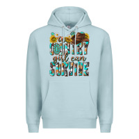 Blue Mist Western a Country Girl Can Survive Premium Hoodie - texasbilliewilder