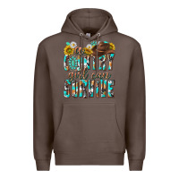 Coffee Western a Country Girl Can Survive Premium Hoodie - texasbilliewilder