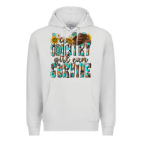 Dove Grey Western a Country Girl Can Survive Premium Hoodie - texasbilliewilder