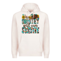 Pale Pink Western a Country Girl Can Survive Premium Hoodie - texasbilliewilder