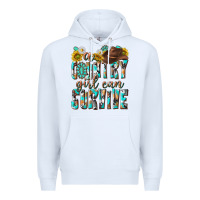 White Western a Country Girl Can Survive Premium Hoodie - texasbilliewilder