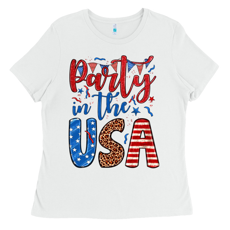 Party In The Usa Ladies Tee by JahusDesignShop | Teevron