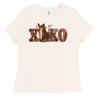 Bone xoxo horse Ladies Tee - RanaPortraitStore