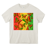 Cream juneteenth butterfly Heavy Core Tee - Zillion Design Studio