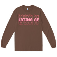 Chestnut latina af Long Sleeve Tee - MaliasSmallBusiness