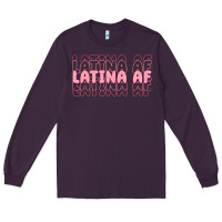 Plum latina af Long Sleeve Tee - MaliasSmallBusiness