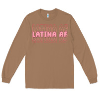 Toasted Coconut latina af Long Sleeve Tee - MaliasSmallBusiness