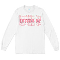 White latina af Long Sleeve Tee - MaliasSmallBusiness