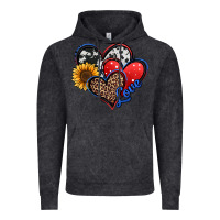 Vintage Black 4th of july american hearts Vintage Hoodie - Jasminsmagicworld