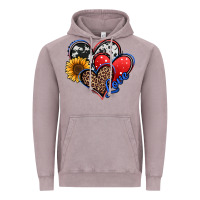 Vintage Zinc 4th of july american hearts Vintage Hoodie - Jasminsmagicworld