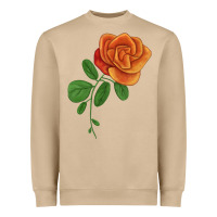 Mushroom Burst Of Joy Rose Heavyweight Sweatshirt - LillyAllenDesigns