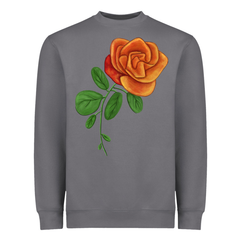 Burst Of Joy Rose Heavyweight Sweatshirt by LillyAllenDesigns | Teevron