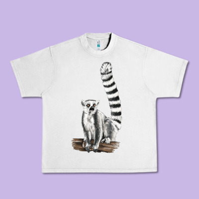 Ringtail Cat Urban Heavy Tee Designed By Lillyallendesigns