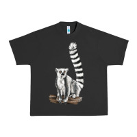 Pigment Black Ringtail Cat Urban Heavy Tee - LillyAllenDesigns