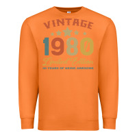 Carrot Vintage 1980 Clothes 40 Years Old Retro 40th Birthday Premium Sweatshirt - Bettercallsaul
