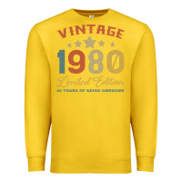 Lemon Vintage 1980 Clothes 40 Years Old Retro 40th Birthday Premium Sweatshirt - Bettercallsaul