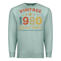 Seafoam Vintage 1980 Clothes 40 Years Old Retro 40th Birthday Premium Sweatshirt - Bettercallsaul