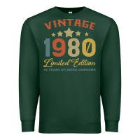 Sports Green Vintage 1980 Clothes 40 Years Old Retro 40th Birthday Premium Sweatshirt - Bettercallsaul