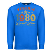 True Royal Vintage 1980 Clothes 40 Years Old Retro 40th Birthday Premium Sweatshirt - Bettercallsaul