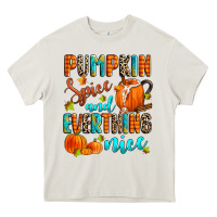 Cream pumpkin spice and everthing nice Heavy Core Tee - Zillion Design Studio