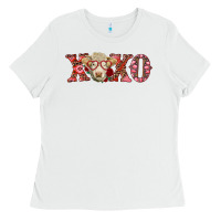 White xoxo charolais cow Ladies Tee - RanaPortraitStore