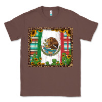 Chestnut mexican flag background with cactus and sunflower tumbler Classic Tee - Jasminsmagicworld