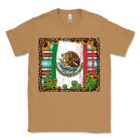 Toasted Coconut mexican flag background with cactus and sunflower tumbler Classic Tee - Jasminsmagicworld