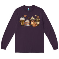 Plum melanin afro coffee cups Long Sleeve Tee - MaliasSmallBusiness