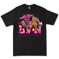 Black valentines day lvn licensed vocational nurse Premium Tee - AdoDesignShop