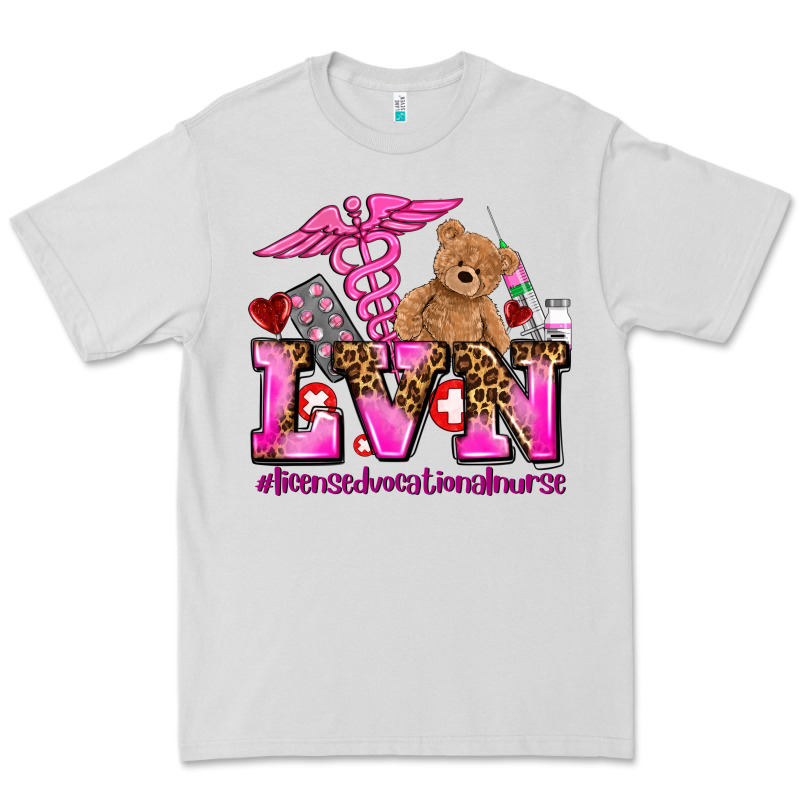 Valentines Day Lvn Licensed Vocational Nurse Premium Tee by AdoDesignShop | Teevron