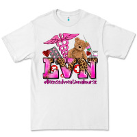 White valentines day lvn licensed vocational nurse Premium Tee - AdoDesignShop