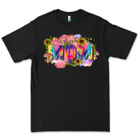 Black tie dye mom Premium Tee - Zillion Design Studio