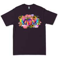 Plum tie dye mom Premium Tee - Zillion Design Studio