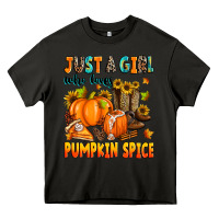 Asphalt just a girl who loves pumpkin spice Heavy Core Tee - Zillion Design Studio