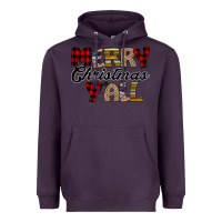 Plum Merry Christmas Y'all Heavyweight Hoodie - Bettercallsaul