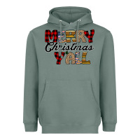 Sage Merry Christmas Y'all Heavyweight Hoodie - Bettercallsaul