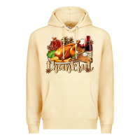 Pina Colada Thankful with Turkey Premium Hoodie - texasbilliewilder
