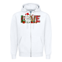 White love snowman bbs Zipper Hoodie - BundleAndBundleShop