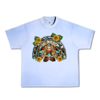 Grape Ice western gnome sunflowers rainbow Urban Heavy Tee - BarkalooDesign