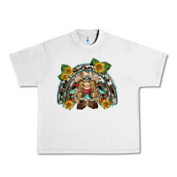 Lunar Rock western gnome sunflowers rainbow Urban Heavy Tee - BarkalooDesign