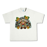 Pistachio western gnome sunflowers rainbow Urban Heavy Tee - BarkalooDesign