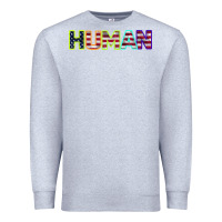 Heather Grey HUMAN Premium Sweatshirt - Bettercallsaul